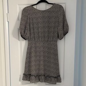 Sienna Sky Black and White Mini Dress